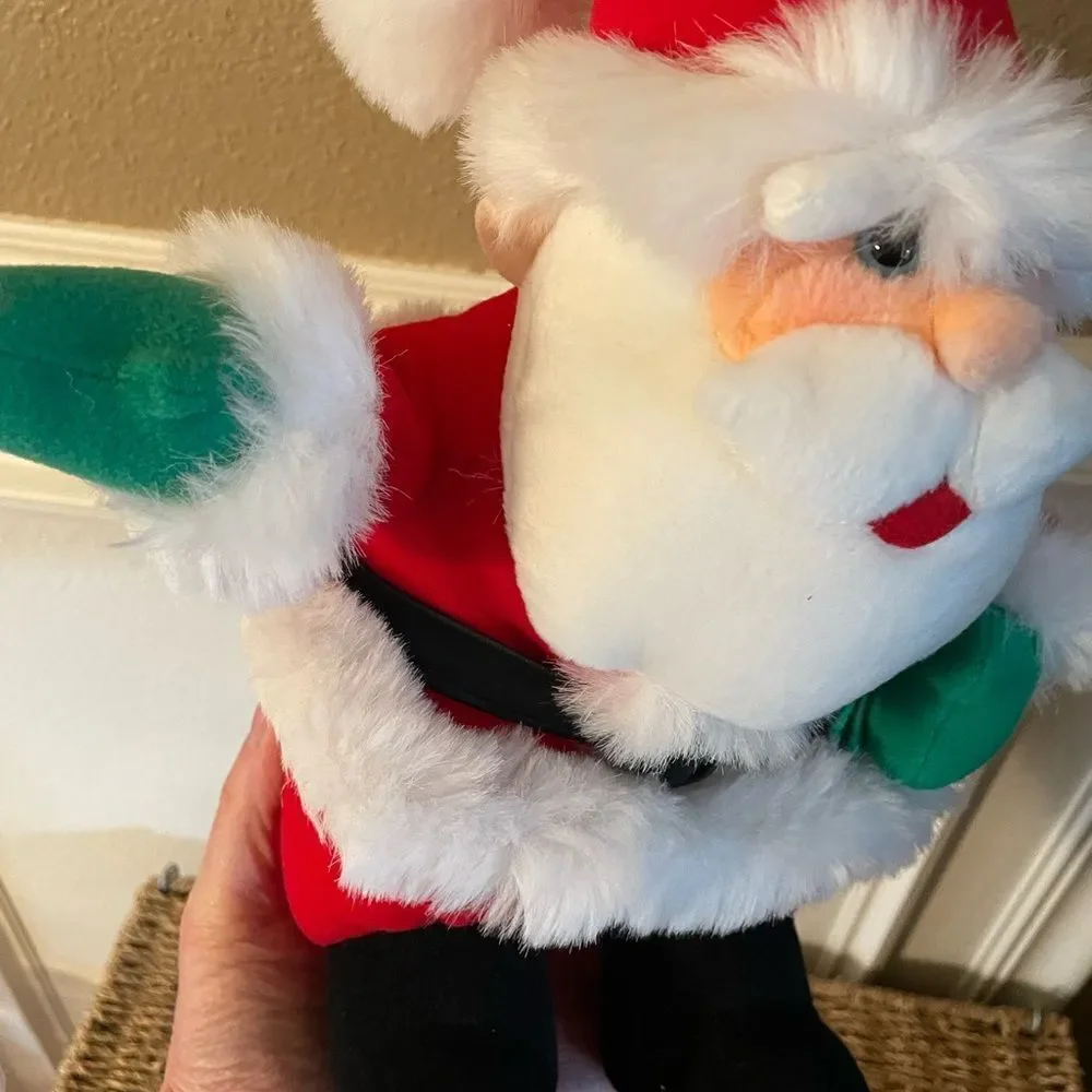 1990’s Stuffins Plush Santa New Condition!